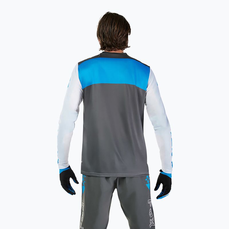 Maniche lunghe ciclismo uomo Fox Racing Ranger Digi Image bianco 3