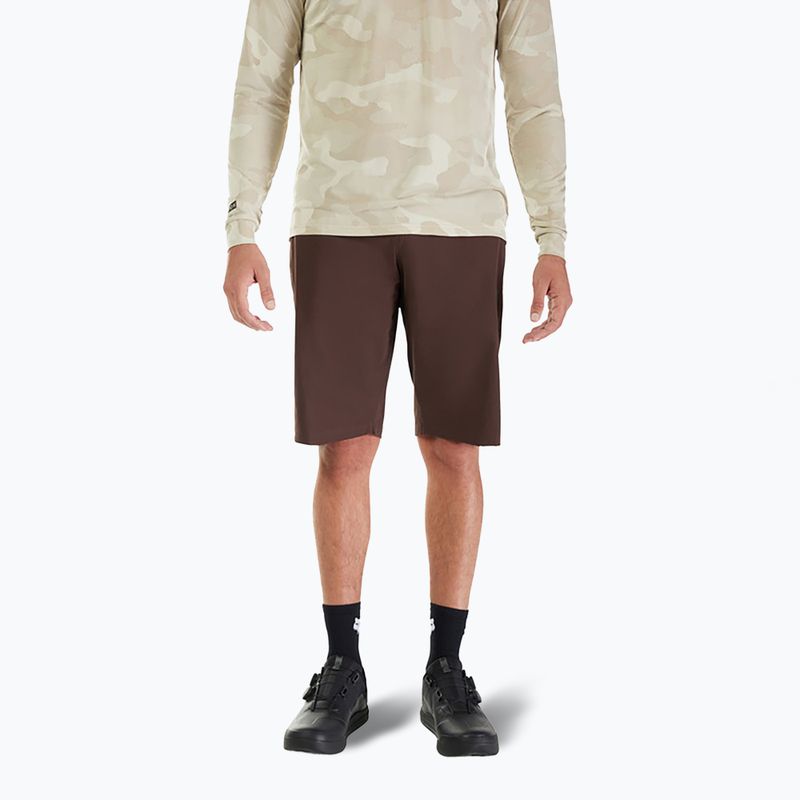 Pantaloncini da ciclismo Fox Racing Ranger cocoa da uomo