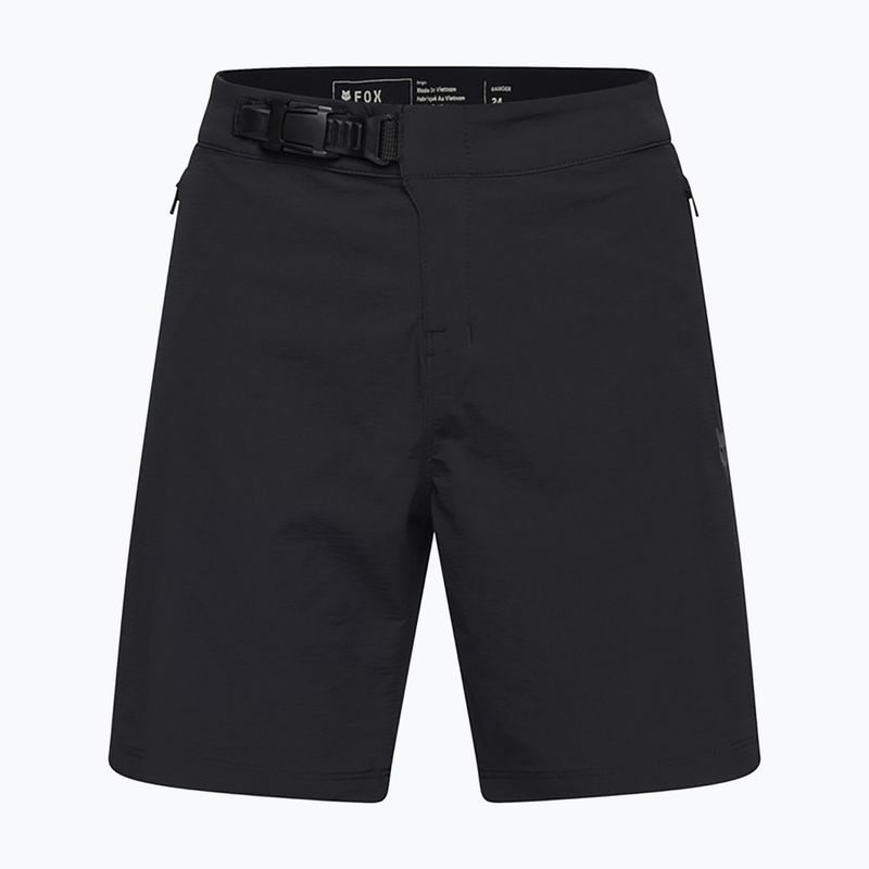 Pantaloncini da ciclismo Fox Racing Ranger Liner Jr da bambino, nero