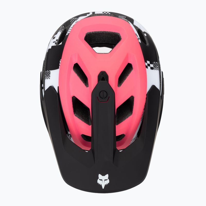 Casco da bici Fox Racing Dropframe Pro Digi Image bianco/nero 6