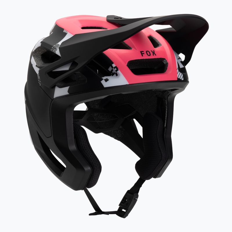 Casco da bici Fox Racing Dropframe Pro Digi Image bianco/nero 8
