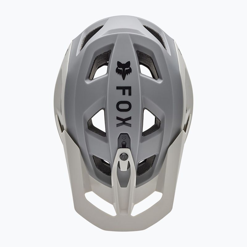 Casco da bicicletta Fox Racing Speedframe 5050 grigio chiaro 4