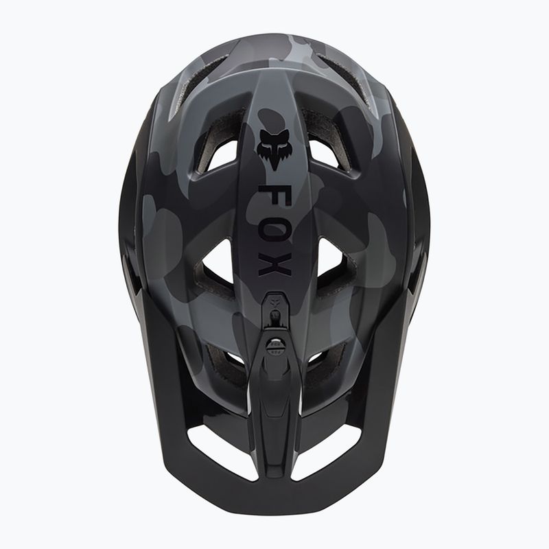 Fox Racing Speedframe Camo casco da bici nero camo 4