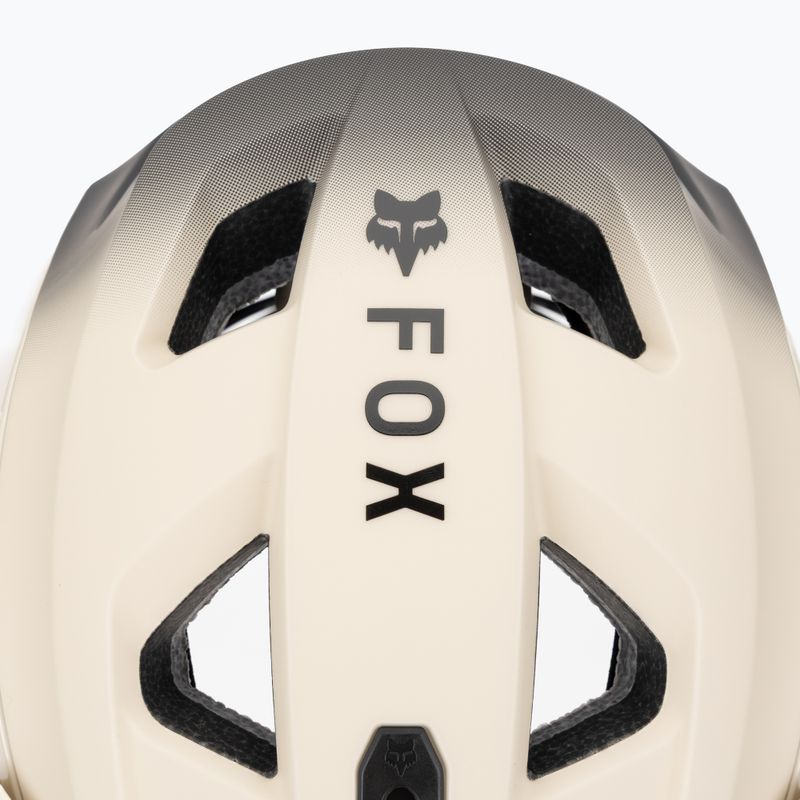 Casco da bici Fox Racing Speedframe Pro Backfade crema 7