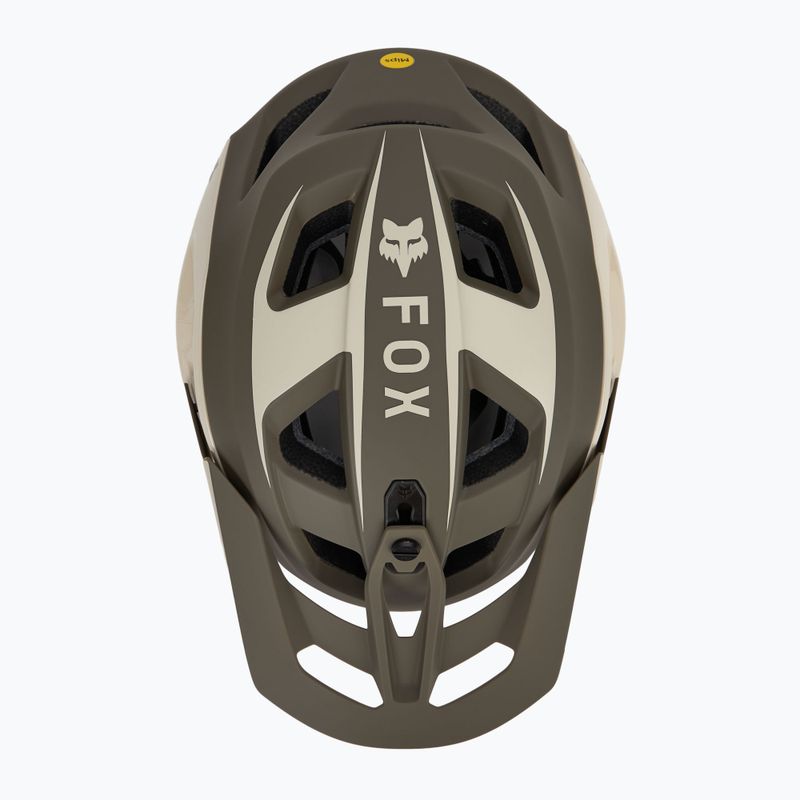 Casco da bici Fox Racing Speedframe Pro Defy crema 5