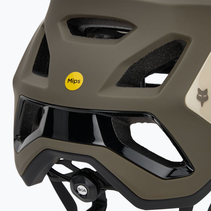 Casco da bici Fox Racing Speedframe Pro Defy crema 8