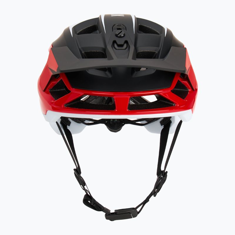 Casco da bici Fox Racing Speedframe Pro Defy rosso fluorescente 2