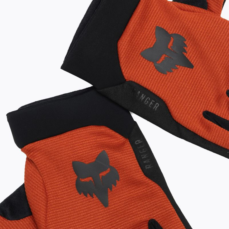 Guanti ciclismo uomo Fox Racing Ranger sella marrone 4