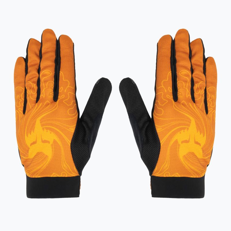 Guanti da ciclismo da uomo Fox Racing Ranger Frequency tangerine 2