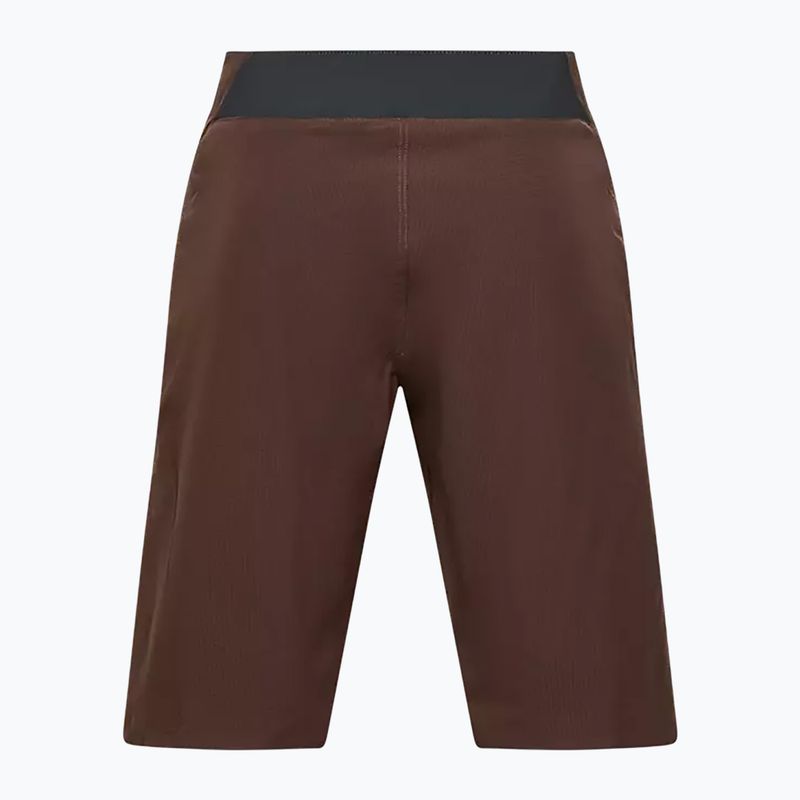 Pantaloncini da ciclismo Fox Racing Flexair Ascent marrone cacao da uomo 2