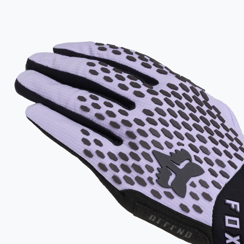 Guanti da ciclismo Fox Racing Defend lilla da uomo 4