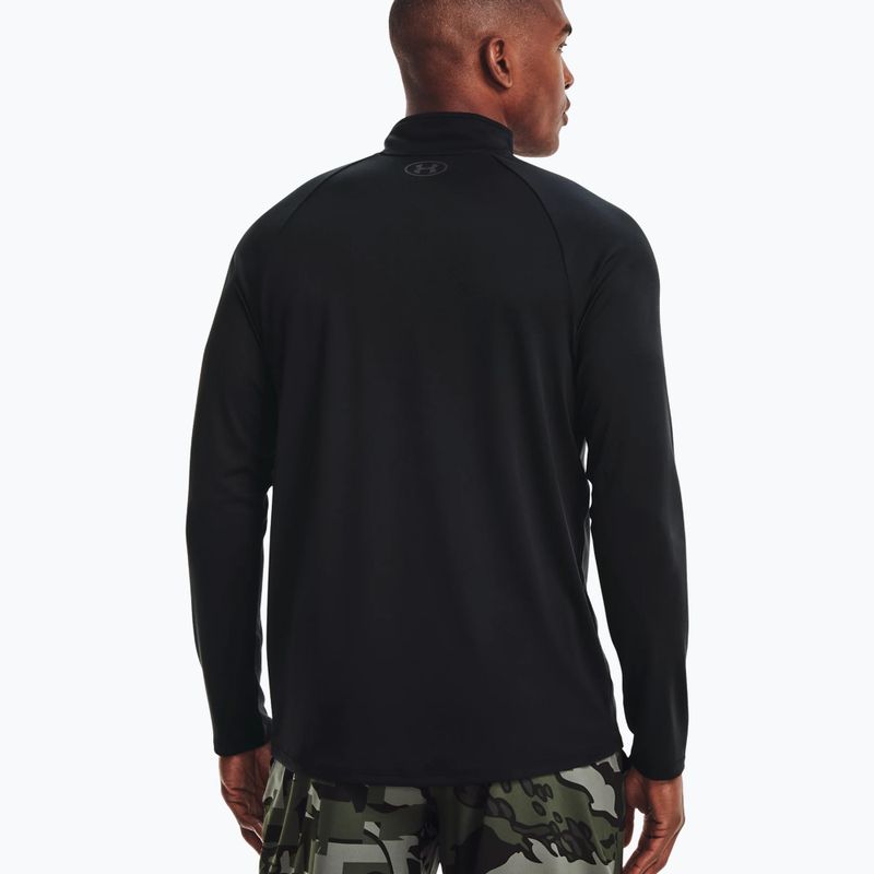 Felpa Under Armour Tech 2.0 1/2 Zip nero/arcobaleno da uomo 4