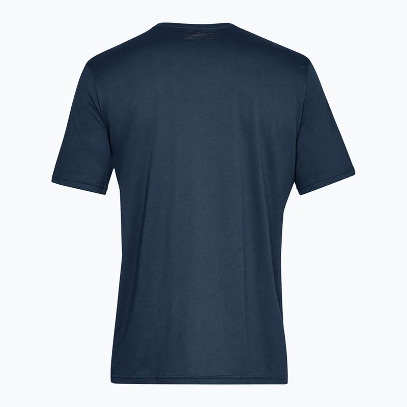 Maglietta da uomo Under Armour Sportstyle Left Chest academy/black 2