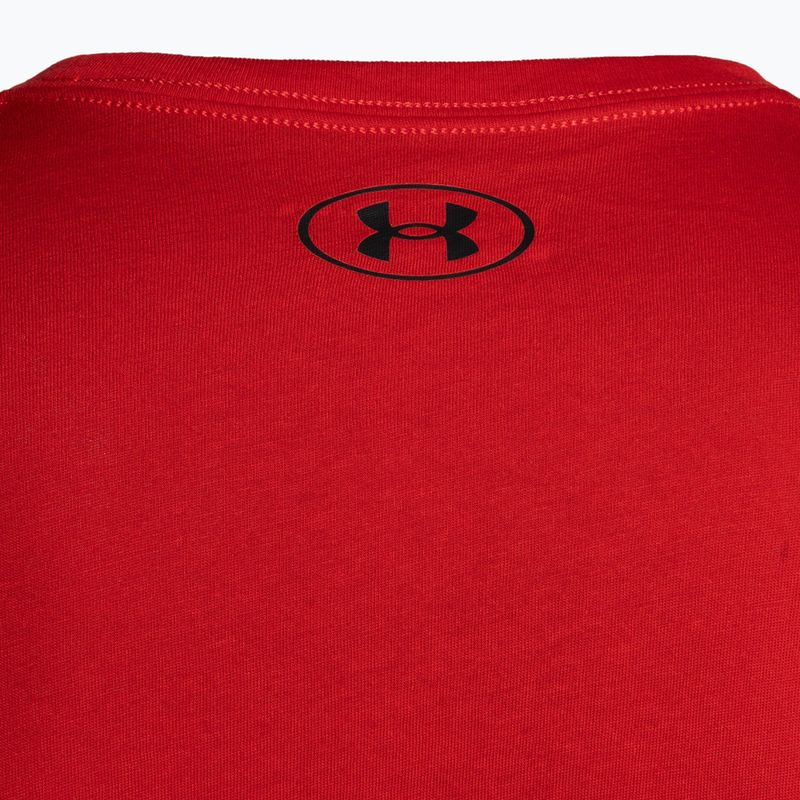 Maglietta Under Armour Sportstyle Left Chest SS da uomo rosso/nero 7