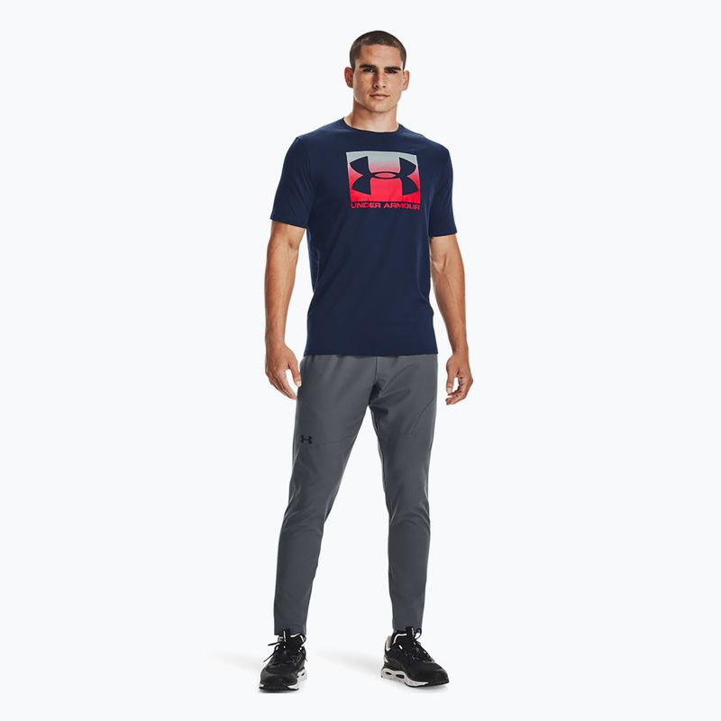Maglietta Under Armour Boxed Sportstyle academy/rosso da uomo 2