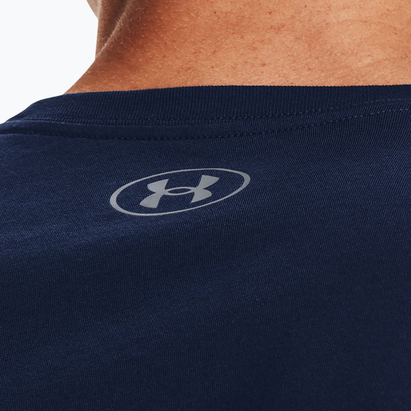 Maglietta Under Armour Boxed Sportstyle academy/rosso da uomo 4