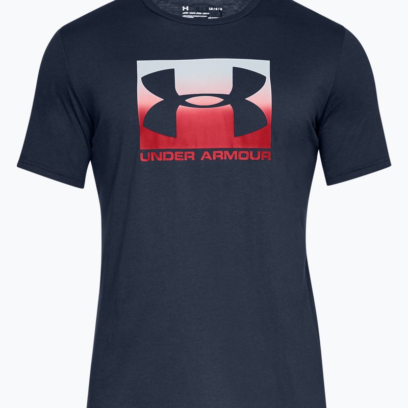 Maglietta Under Armour Boxed Sportstyle academy/rosso da uomo 5