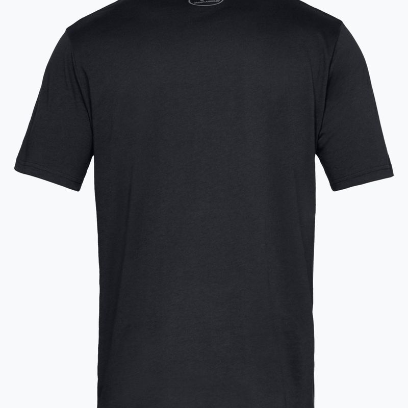 Maglietta Under Armour Big Logo uomo nero/grafite 2
