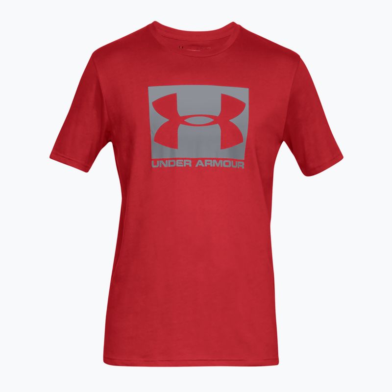 Maglietta Under Armour Boxed Sportstyle da uomo, rosso/acciaio 5
