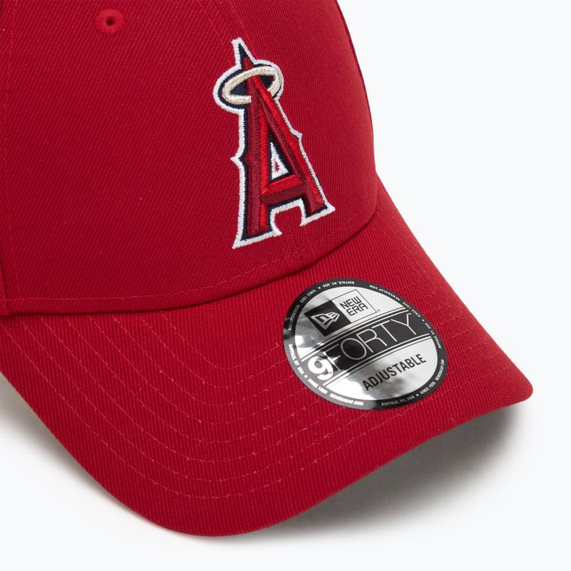 Cappello da baseball New Era MLB The League Anaheim Angels rosso 3