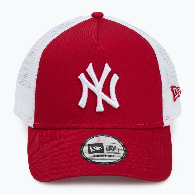 Cappello da baseball New Era Clean Trucker New York Yankees rosso 2