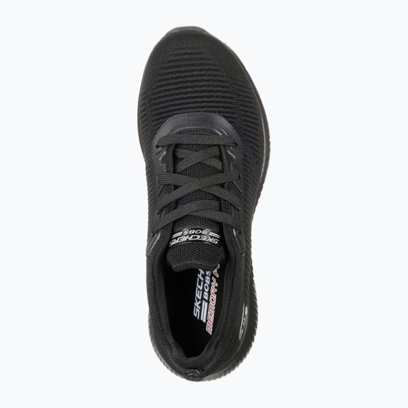 Scarpe SKECHERS Bobs Sport Squad Tough Talk donna nero 12