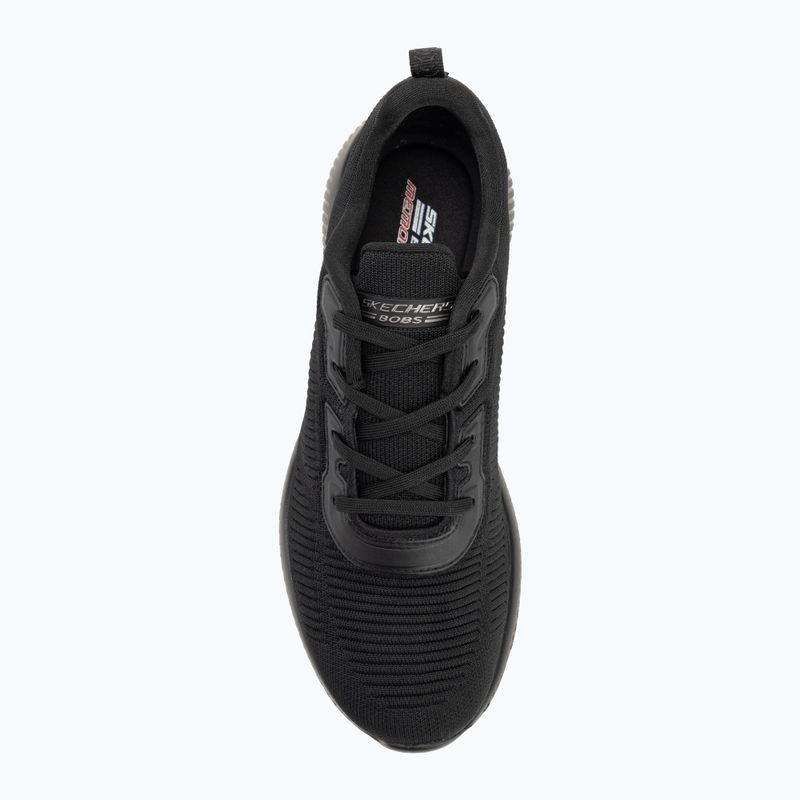Scarpe SKECHERS Bobs Sport Squad Tough Talk donna nero 5