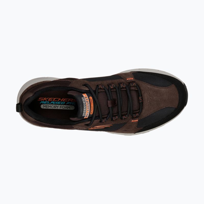 Scarpe SKECHERS Oak Canyon da uomo, cioccolato/nero 11