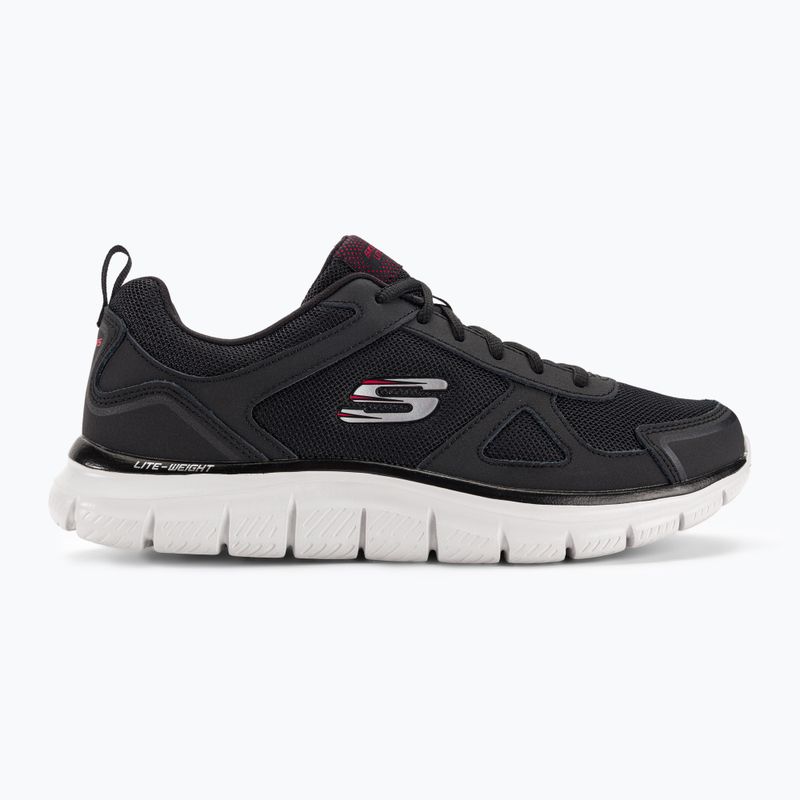 SKECHERS Track Scrolic scarpe da uomo nero/rosso 2