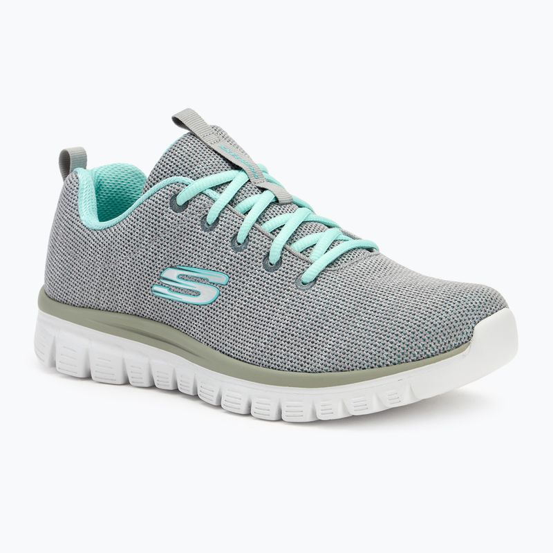 SKECHERS Graceful Twisted Fortune scarpe da donna grigio/menta