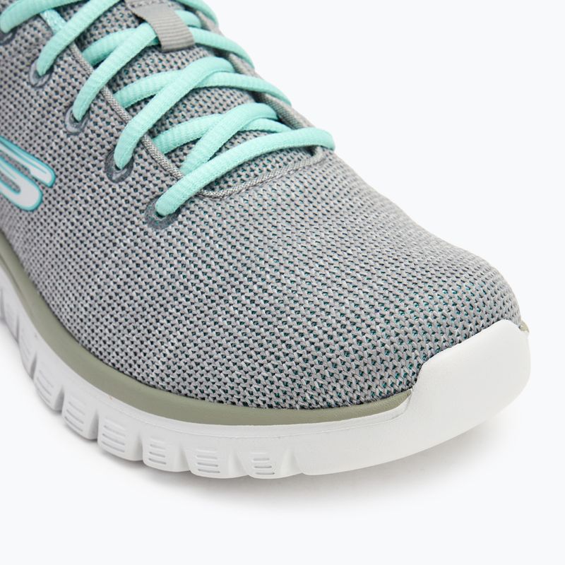 SKECHERS Graceful Twisted Fortune scarpe da donna grigio/menta 7