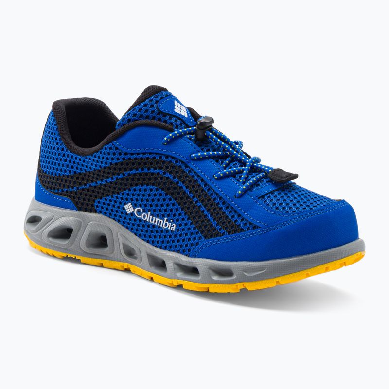 Scarponi da trekking Columbia Drainmaker IV blu tempestoso/giallo intenso per bambini