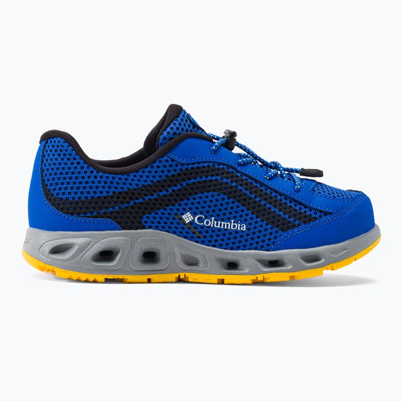 Scarponi da trekking Columbia Drainmaker IV blu tempestoso/giallo intenso per bambini 2