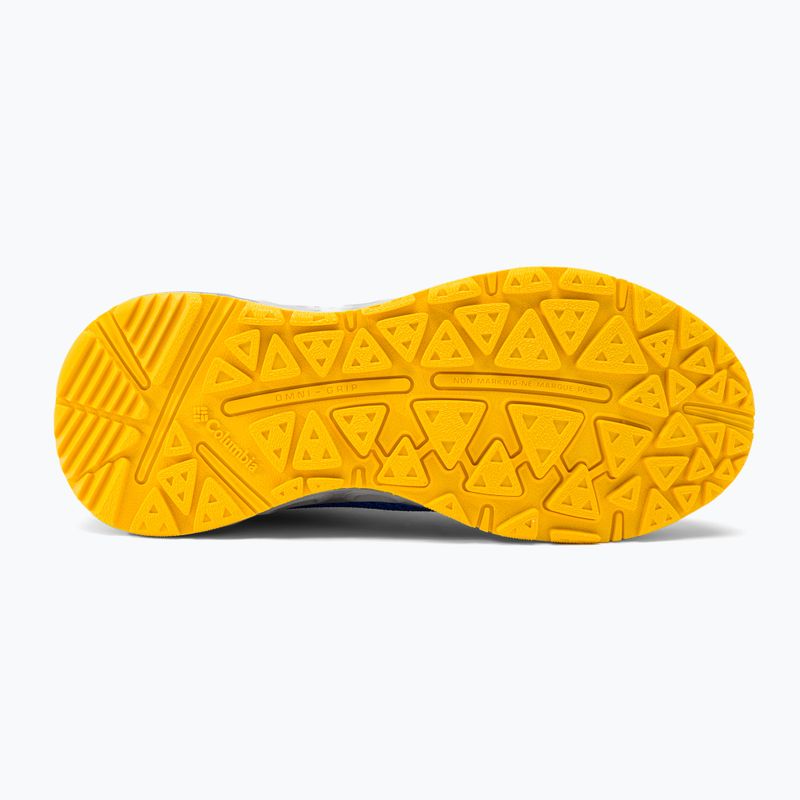 Scarponi da trekking Columbia Drainmaker IV blu tempestoso/giallo intenso per bambini 4