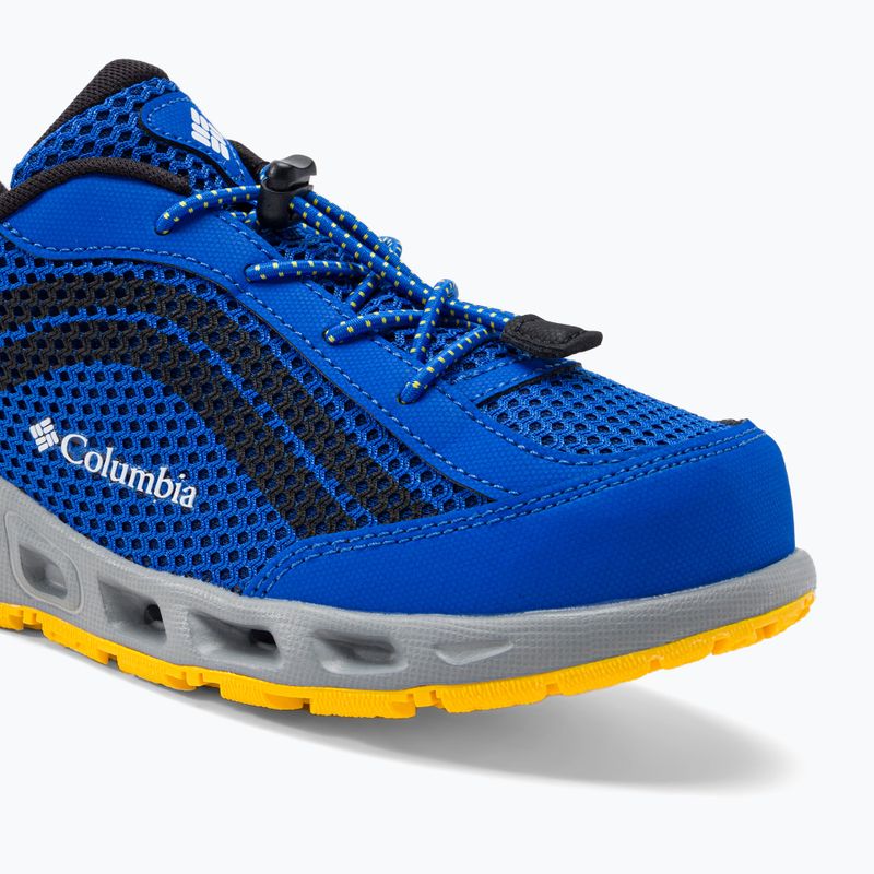 Scarponi da trekking Columbia Drainmaker IV blu tempestoso/giallo intenso per bambini 7