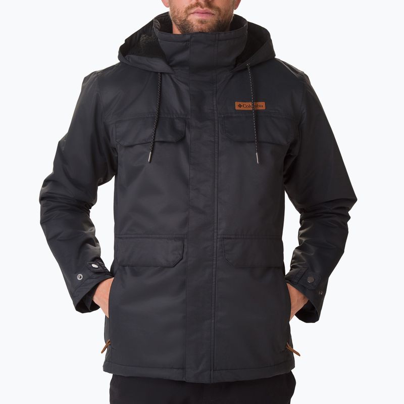 Columbia South Canyon Uomo Giacca invernale foderata nero