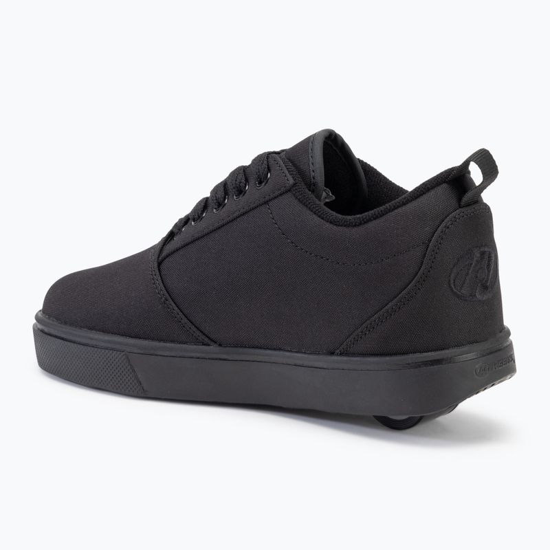 Heelys Pro 20 scarpe da bambino in tela nera tripla 3