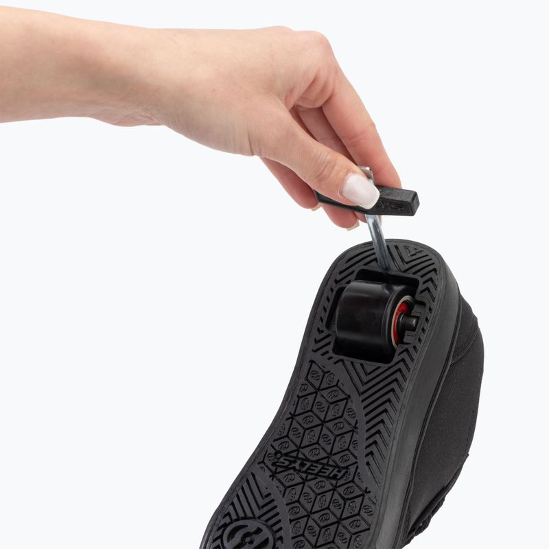 Heelys Pro 20 scarpe da bambino in tela nera tripla 9