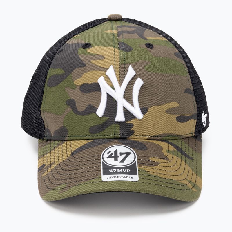 47 Brand MLB New York Yankees berretto da baseball mimetico Branson MVP mimetico/nero 4