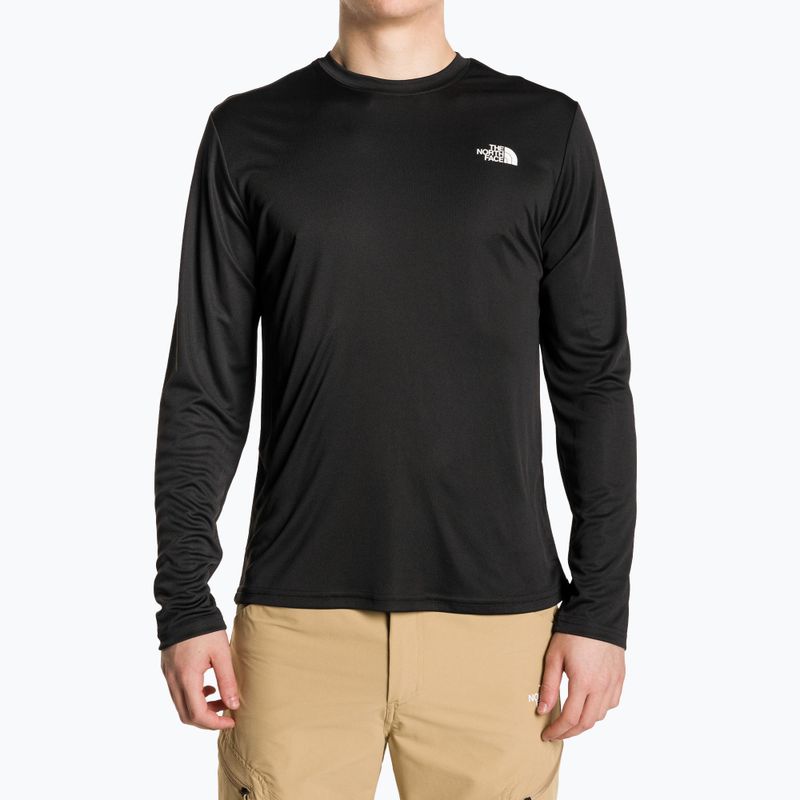 Maglia a maniche lunghe da uomo The North Face Reaxion Amp Crew nero