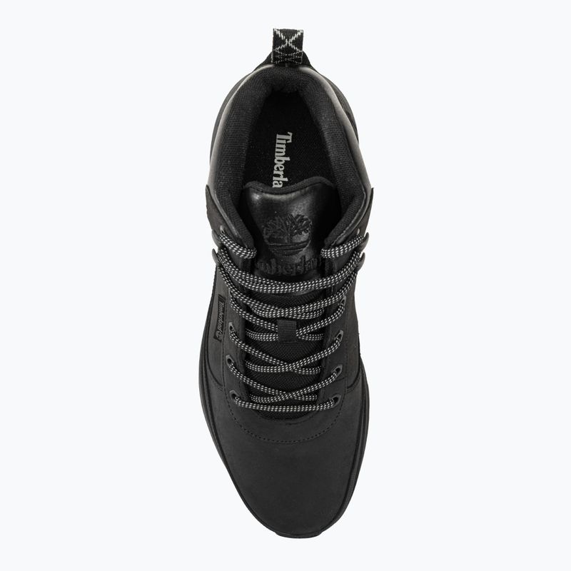 Uomo Timberland Field Trekker Mid stivali da trekking in nabuk nero 6