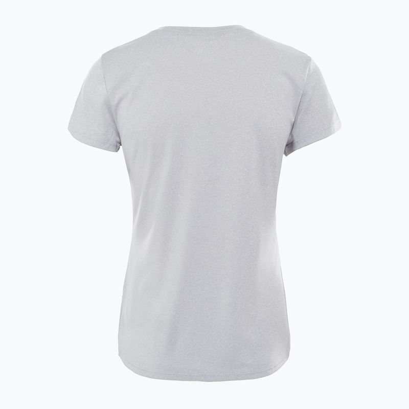 Maglietta da trekking da donna The North Face Reaxion Amp Crew grigio chiaro 5