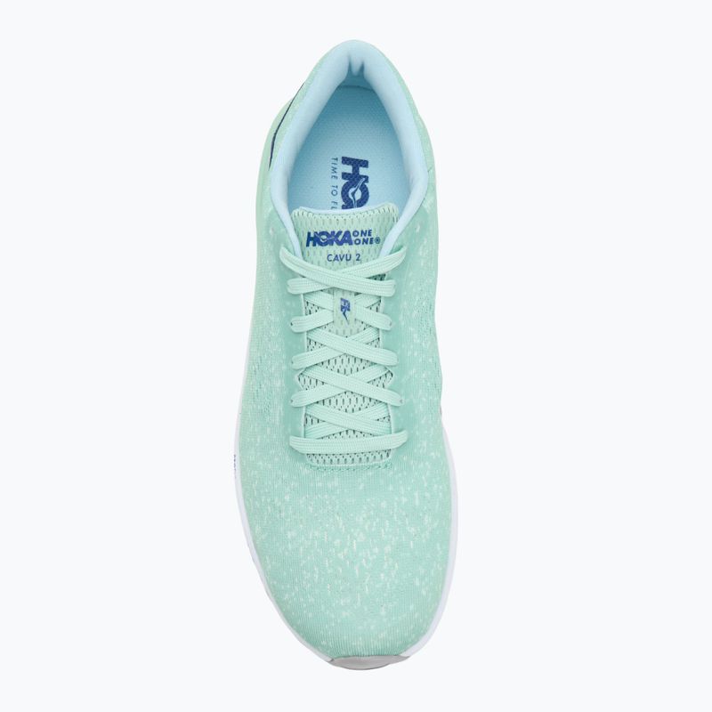 Scarpe da corsa da uomo HOKA Cavu 2 ghiaccio marino/luce blu 5