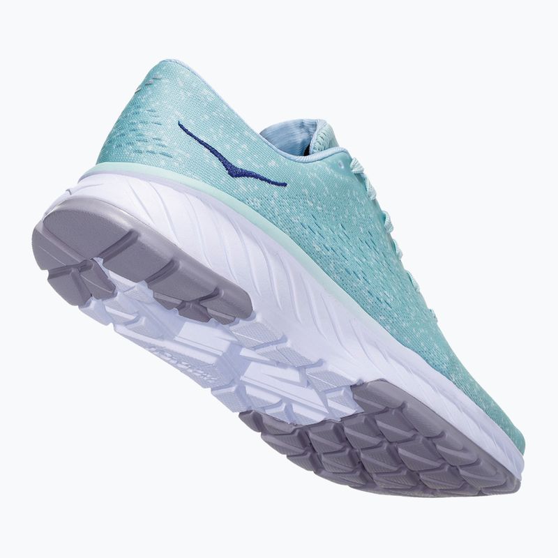Scarpe da corsa da uomo HOKA Cavu 2 ghiaccio marino/luce blu 3