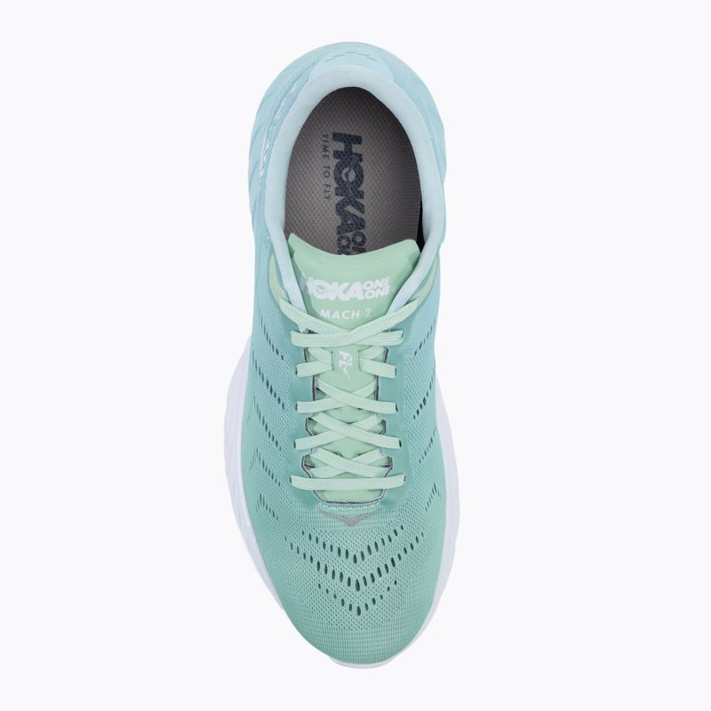 Scarpe da corsa da donna HOKA Mach 2 acquamarina/lichene 6