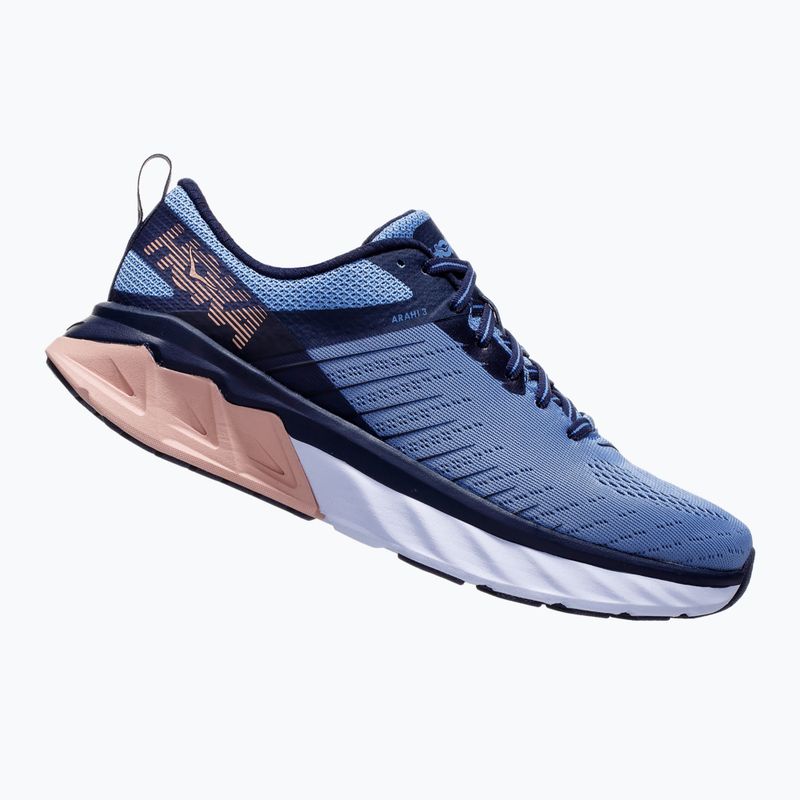 Scarpe da corsa da donna HOKA Arahi 3 allure/mood indigo 7