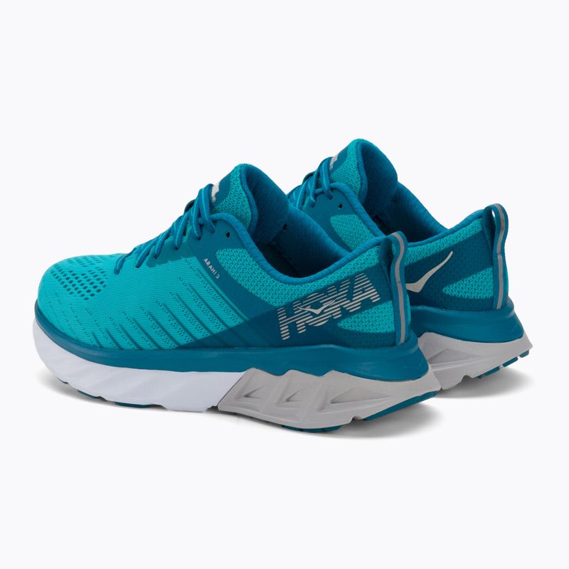 Scarpe da corsa da donna HOKA Arahi 3 blu scuba/seaport 3