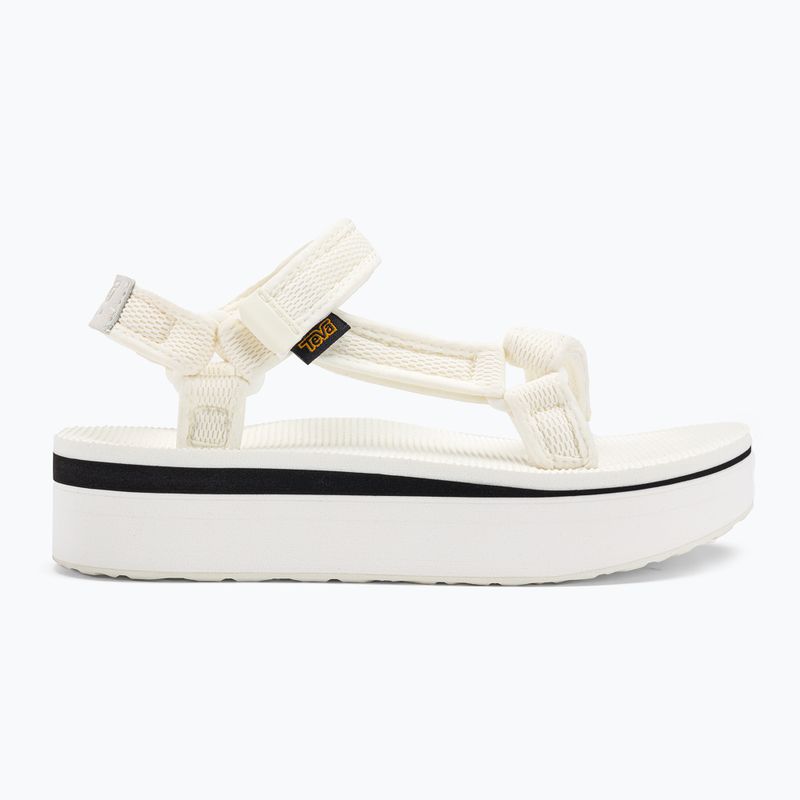 Sandali Teva Flatform Universal Mesh Print bianco brillante da donna 2