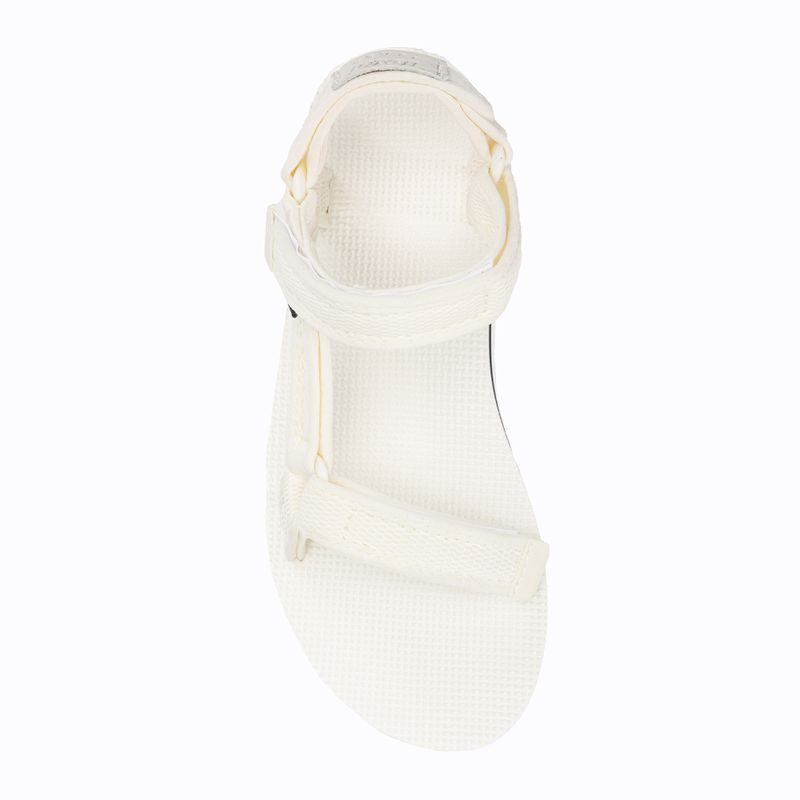 Sandali Teva Flatform Universal Mesh Print bianco brillante da donna 6
