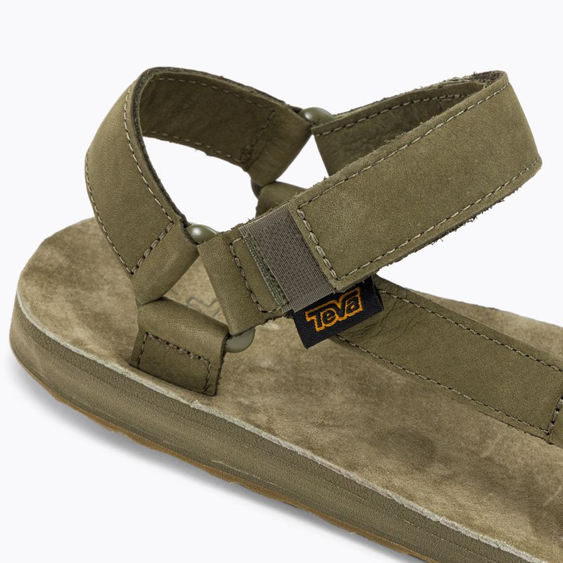 Sandali Teva Original Universal Leather oliva bruciata da uomo 8